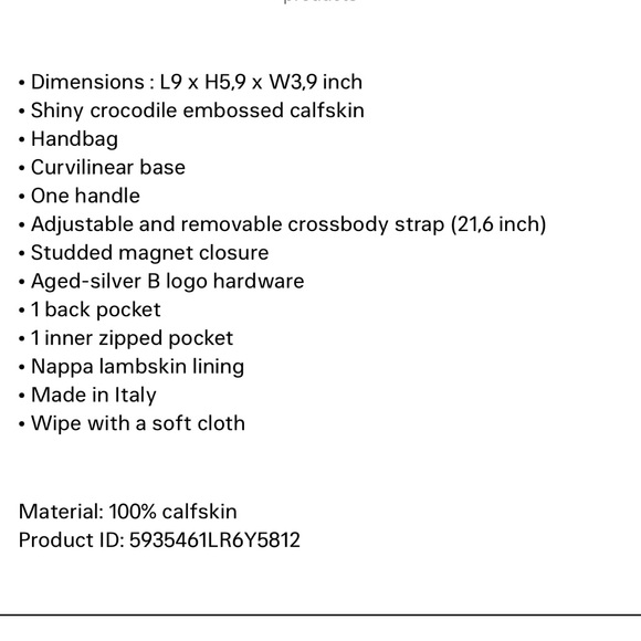 Balenciaga Small croc embossed Hourglass - Picture 6 of 6